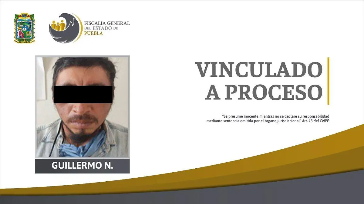 VINCULADO A PROCESO POR PRESUNTO FEMINICIDIO